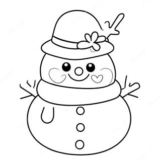 スクイッシュマロウ クリスマス 塗り絵ページ