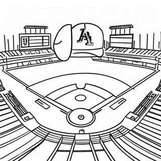 ドジャース 塗り絵ページ