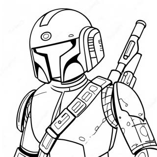 スター・ウォーズ・レベルズ 塗り絵ページ