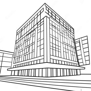 建物 塗り絵ページ