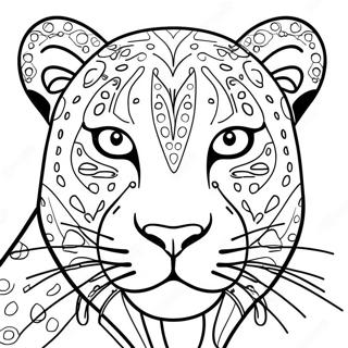 ビッグキャット 塗り絵ページ