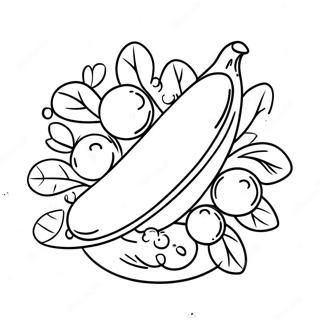 遊び心満載のエンドウ豆の塗り絵 ぬりえ