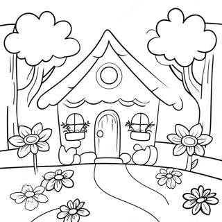 Whimsical Cottagecore Ga Dennotu Rihui 39640-8654