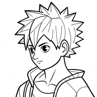 マンガ 塗り絵ページ