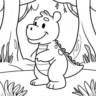 バーニー 塗り絵ページ