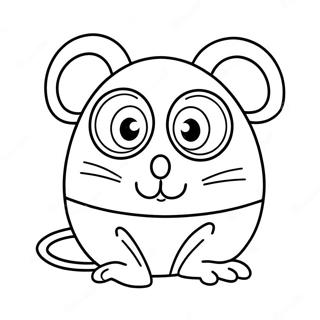 コンピュータ 塗り絵ページ