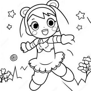 グリッターフォース 塗り絵ページ