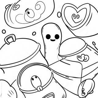 カラフルなリサイクルシンボルの塗り絵 ぬりえ