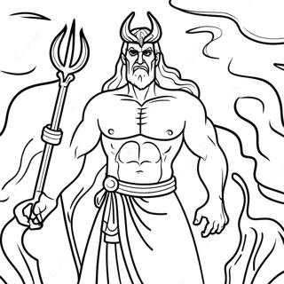 ギリシャの神々 塗り絵ページ