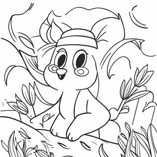メーデー 塗り絵ページ