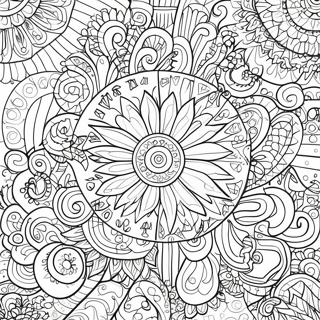 Karahurunamo Hua Jing Dezainnotu Rihui 98805 37561